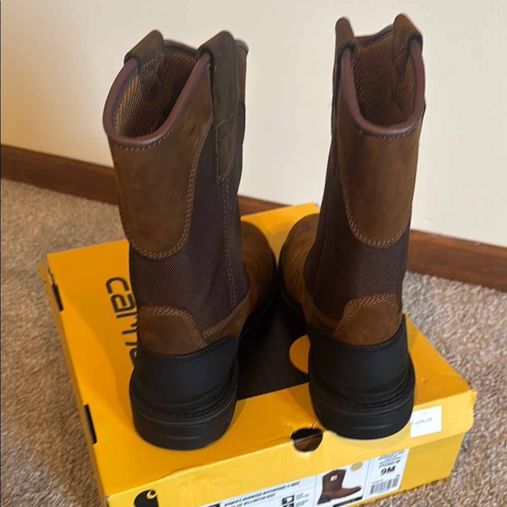 Carhartt Tan and Brown Work Boots - Picture 14 of 16